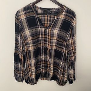 Erika Plaid Button Down